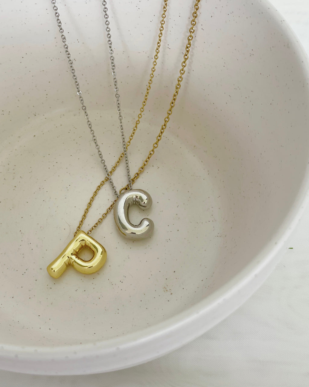 Balloon Letter Necklace