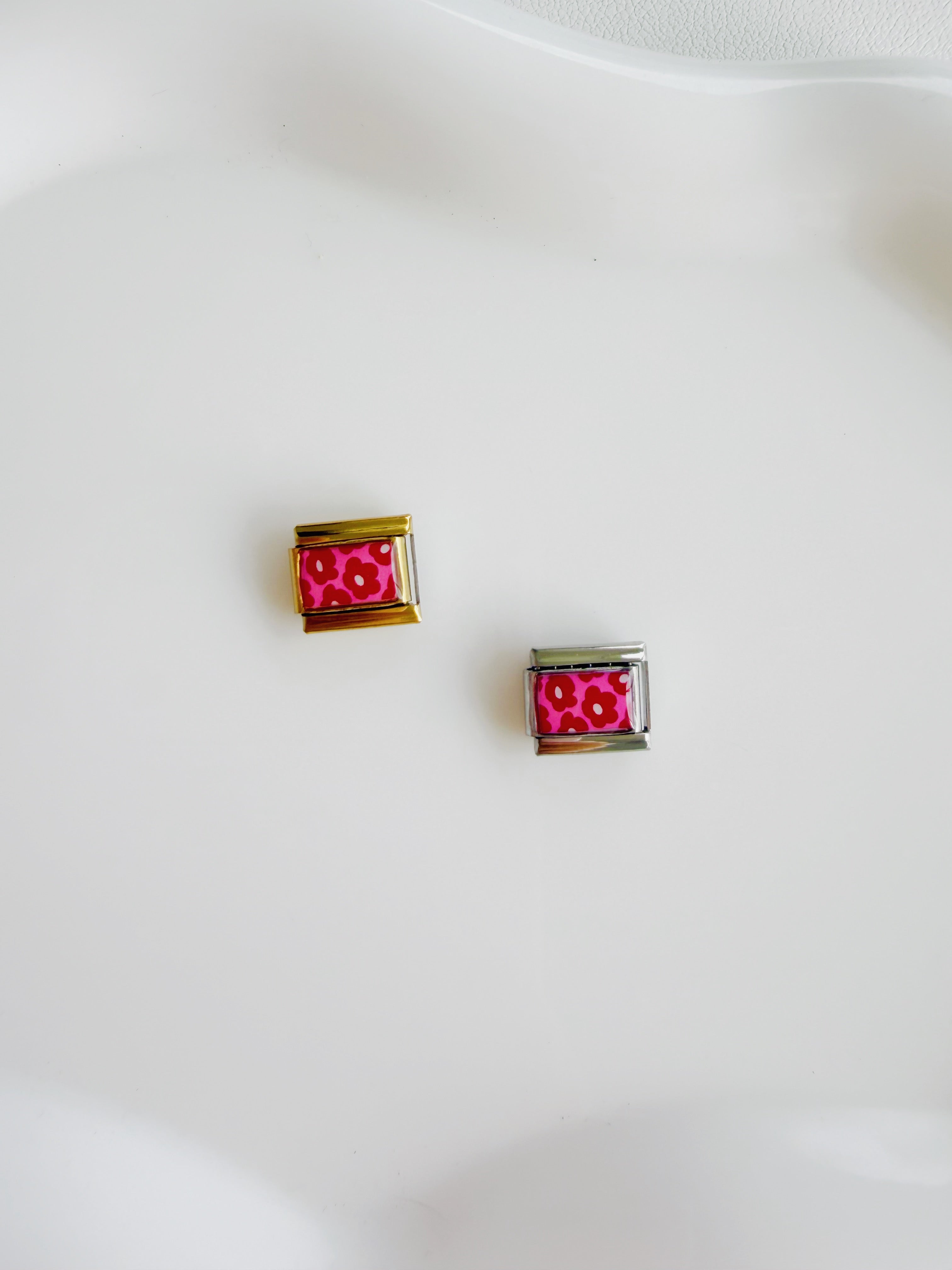 Italian Charm Flor Rojas