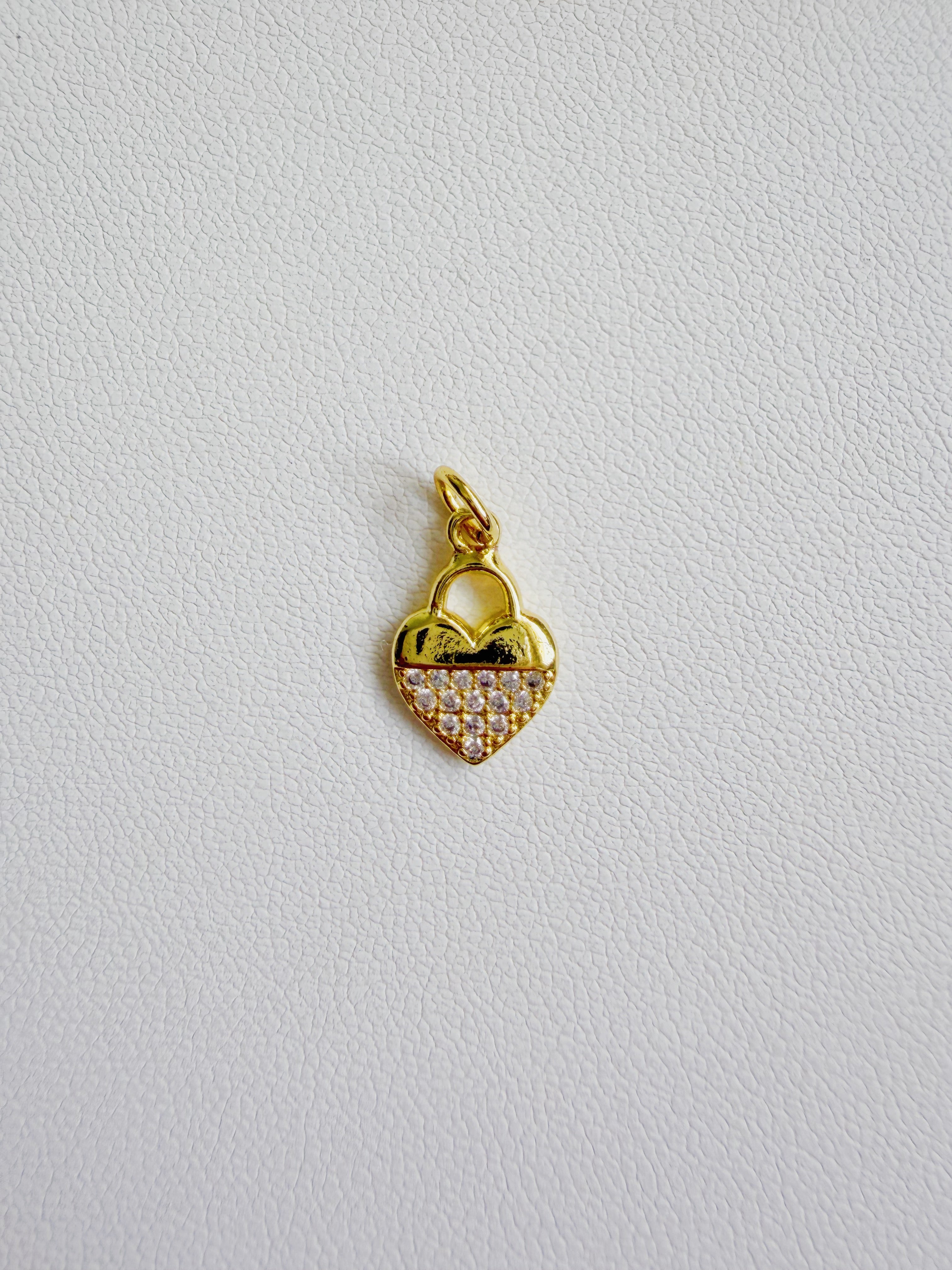 Charm Corazón Candado