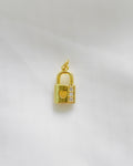 Charm Candado con Corazón Abierto
