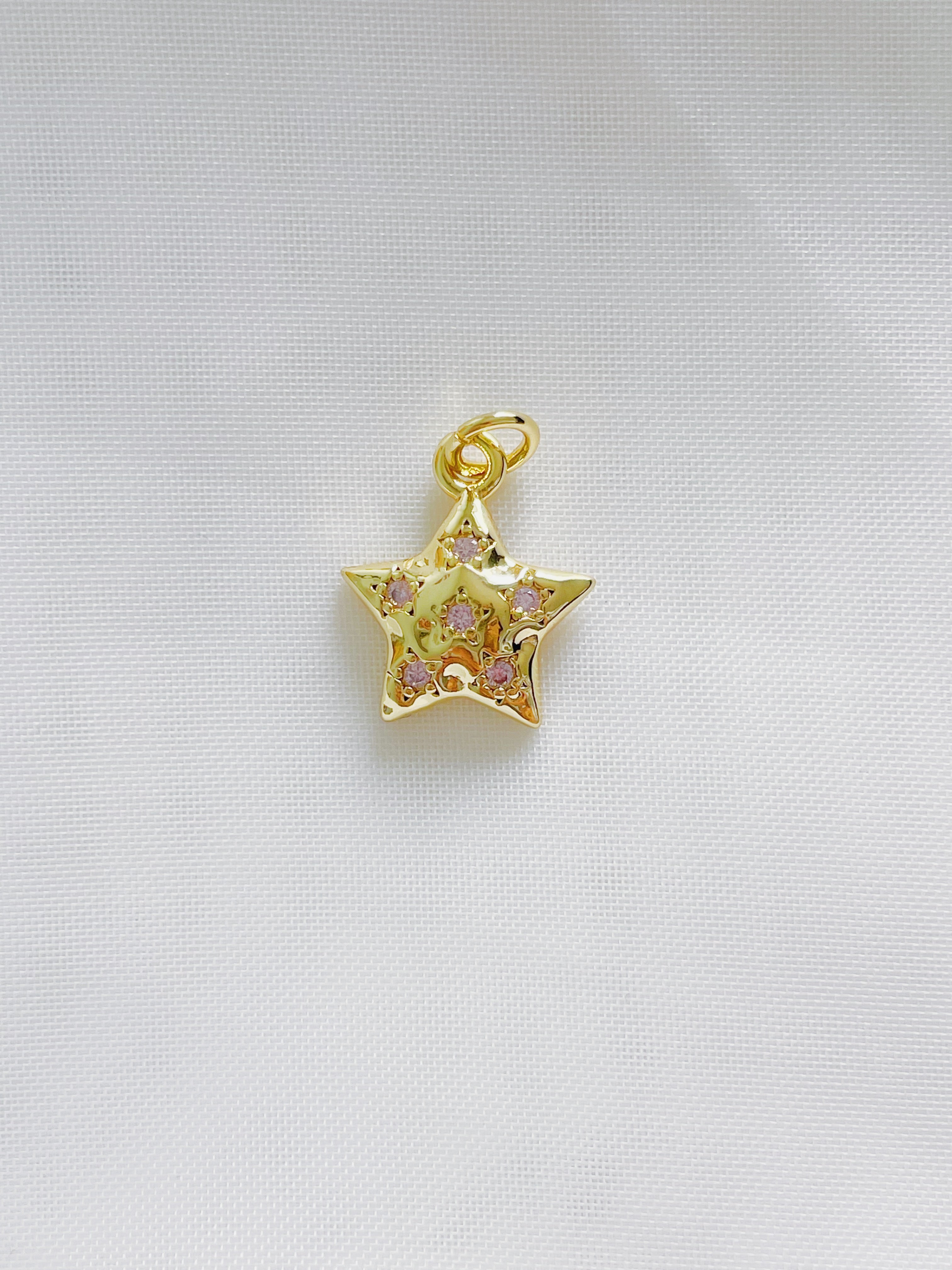 Charm Estrella Shinny Rosada
