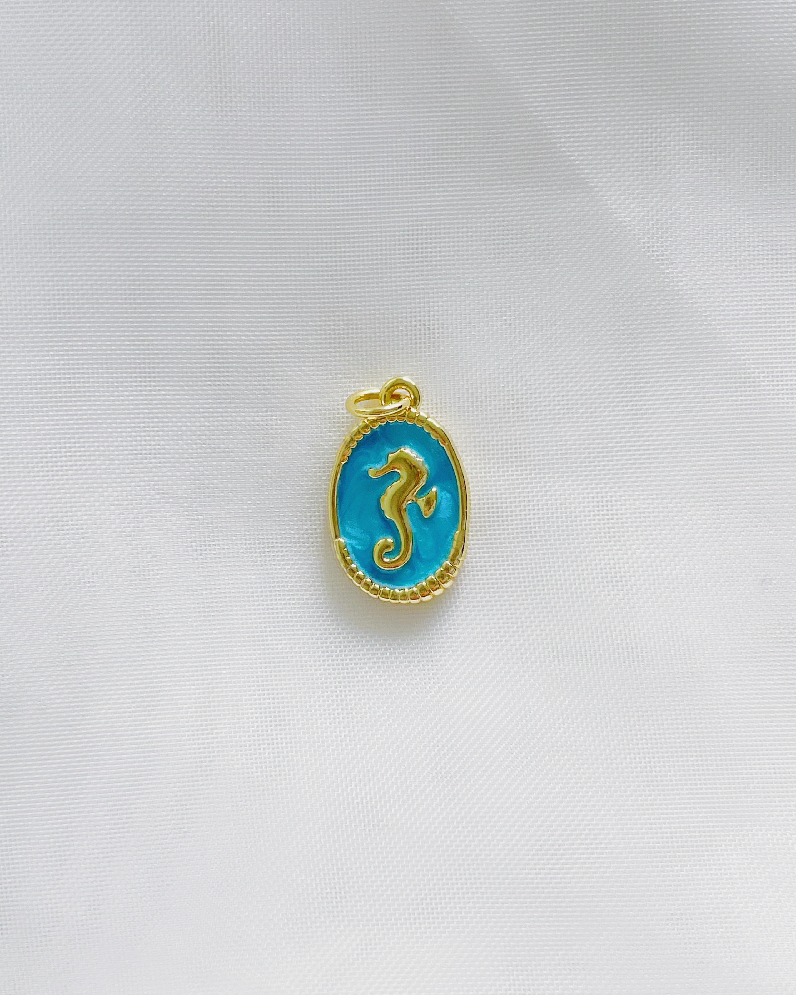 Charm Medallón Caballo de Mar