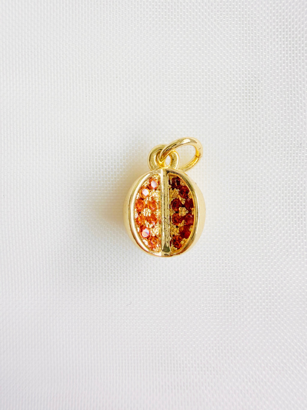 Charm Naranja Dorada