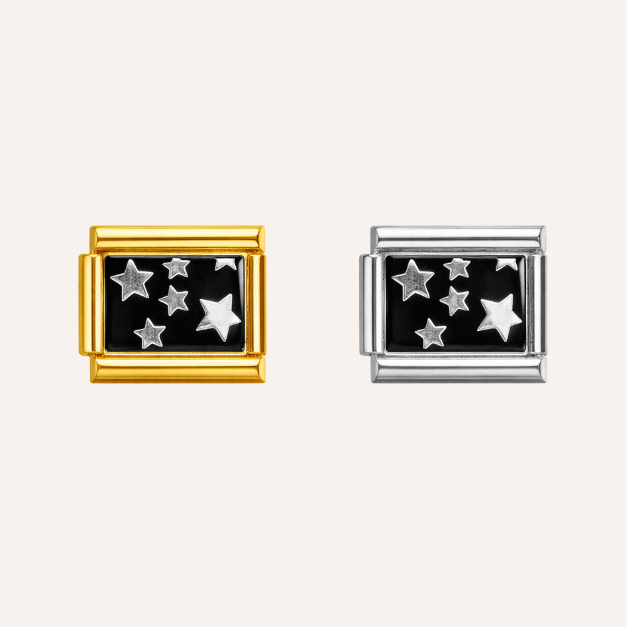 Italian Charm Estrellas Gris